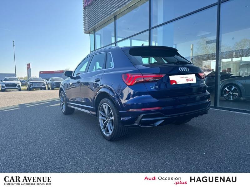 Used AUDI Q3 45 TFSI e 245ch S line S tronic 6 2021 Bleu Navarre métallisé € 34989 in Haguenau