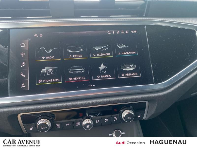 Occasion AUDI Q3 35 TDI 150ch S line quattro S tronic 7 2024 Noir Mythic métallisé 53490 € à Haguenau