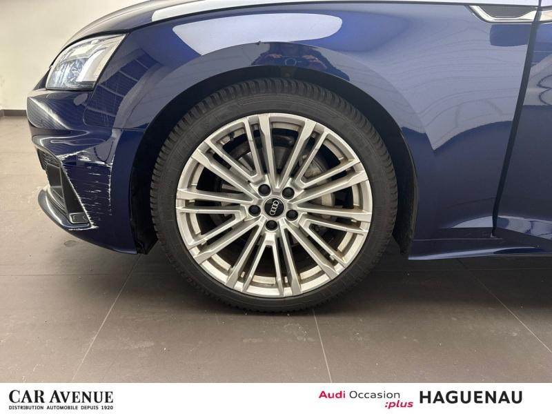 Occasion AUDI A5 Sportback 40 TDI 204 Avus S tronic 7 / Cuir Alcantara / Virtual Cockpit / GPS MMI / Feux Matrix L 2021 Bleu Navarre métallisé 33989 € à Haguenau