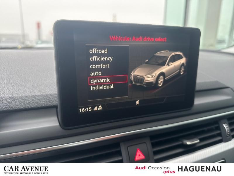 Occasion AUDI A4 Allroad 3.0 V6 TDI 218 Design quattro S tronic 7 crochet d'attelage 2016 Noir mythic 26989 € à Haguenau