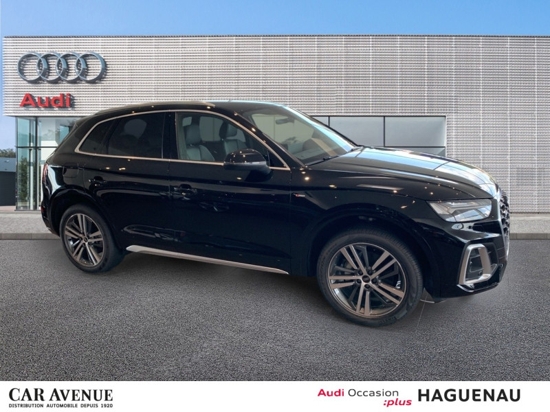 Occasion AUDI Q5 55 TFSI e 367ch S line quattro S tronic 7 2024 Noir Mythic métallisé 55900 € à Haguenau