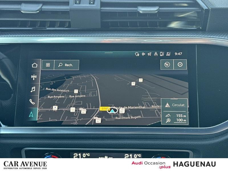 Used AUDI Q3 45 TFSI e 245ch S line S tronic 6 2021 Bleu Navarre métallisé € 34989 in Haguenau