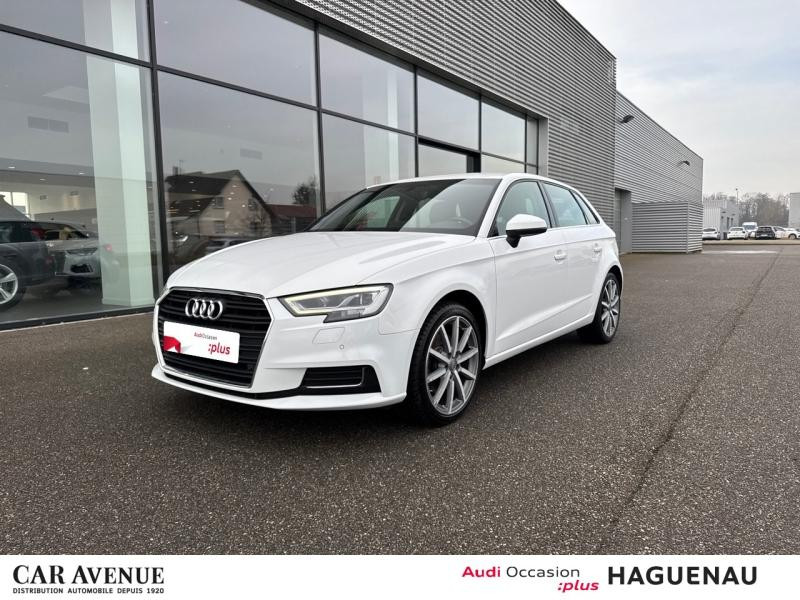 Occasion AUDI A3 Sportback 35 TDI 150 Design Luxe S tronic 7/ Sièges Cuir / Virtual Cockpit / GPS / Caméra / Keyle 2019 Blanc Ibis 22989 € à Haguenau