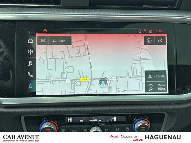 Used AUDI Q3 35 TFSI 150ch Mild Hybrid S line S tronic 7 2021 Gris Chronos métallisé € 34989 in Haguenau