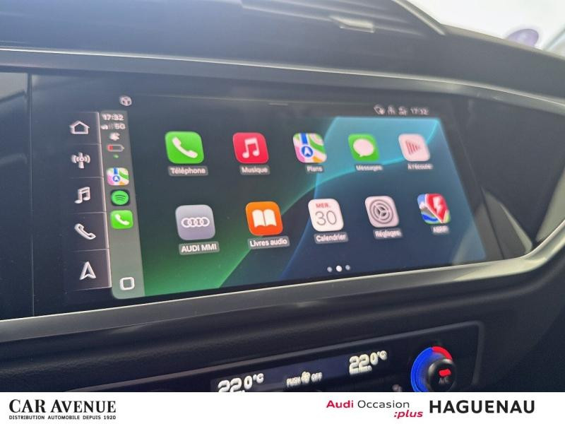 Occasion AUDI Q3 35 TFSI 150 Mild Hybrid Design S tronic 7 CAMERA DE RECUL CLE CONFORT VITRES ARRIERE SURTEINTEES 2021 Noir Mythic métallisé 29989 € à Haguenau