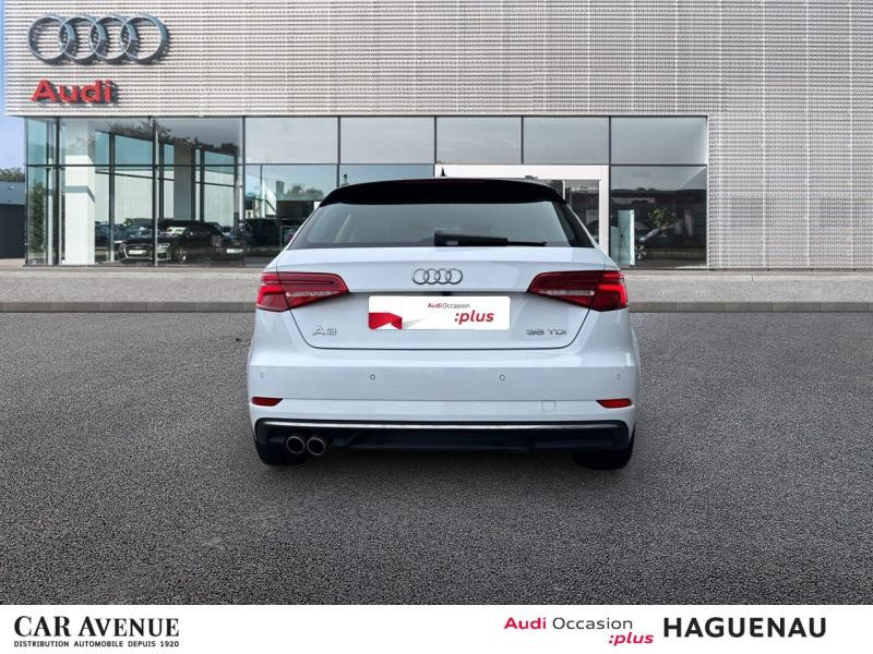 Occasion AUDI A3 Sportback 35 TDI 150 Design Luxe S tronic 7/ Sièges Cuir / Virtual Cockpit / GPS / Caméra / Keyle 2019 Blanc Ibis 22989 € à Haguenau