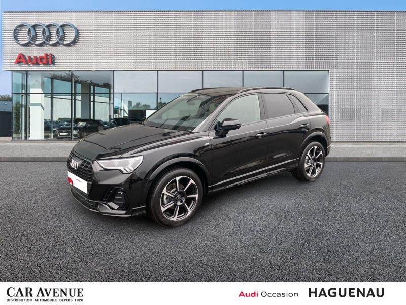 Occasion AUDI Q3 35 TDI 150ch S line quattro S tronic 7 2024 Noir Mythic métallisé 53490 € à Haguenau