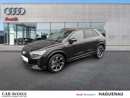 Occasion AUDI Q3 35 TDI 150ch S line quattro S tronic 7 2024 Noir Mythic métallisé 53 490 € à Haguenau