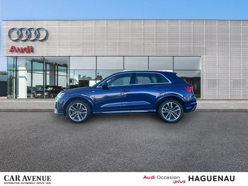 Used AUDI Q3 45 TFSI e 245ch S line S tronic 6 2021 Bleu Navarre métallisé € 34989 in Haguenau