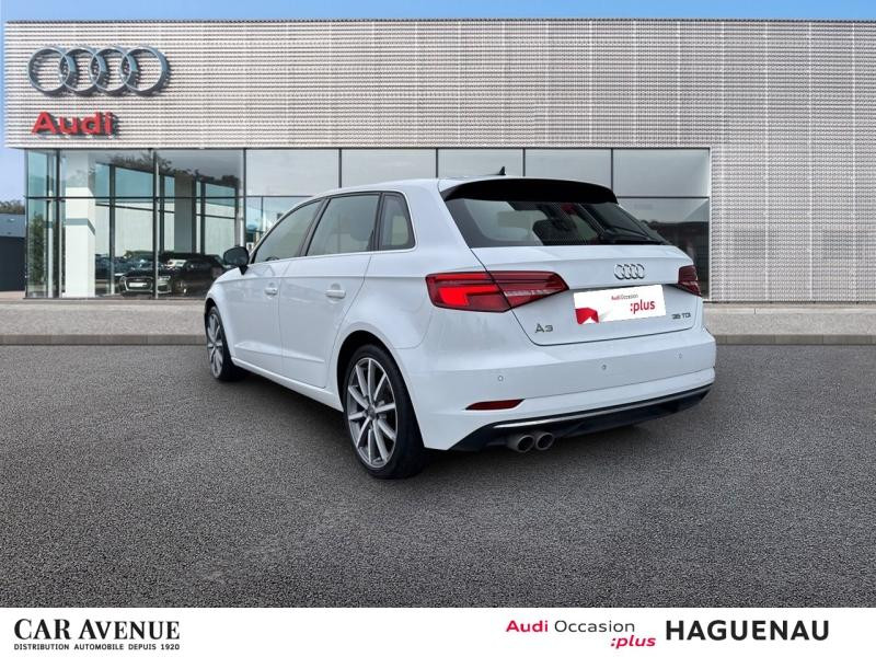 Occasion AUDI A3 Sportback 35 TDI 150 Design Luxe S tronic 7/ Sièges Cuir / Virtual Cockpit / GPS / Caméra / Keyle 2019 Blanc Ibis 22989 € à Haguenau