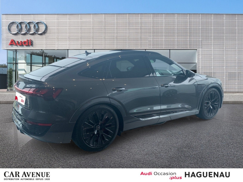 Used AUDI Q8 e-tron Sportback 55 408ch S Line quattro 2024 Gris Daytona Nacrée € 83900 in Haguenau