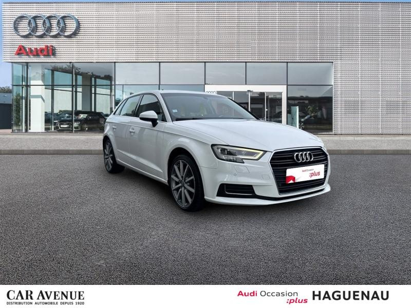 Occasion AUDI A3 Sportback 35 TDI 150 Design Luxe S tronic 7/ Sièges Cuir / Virtual Cockpit / GPS / Caméra / Keyle 2019 Blanc Ibis 22989 € à Haguenau