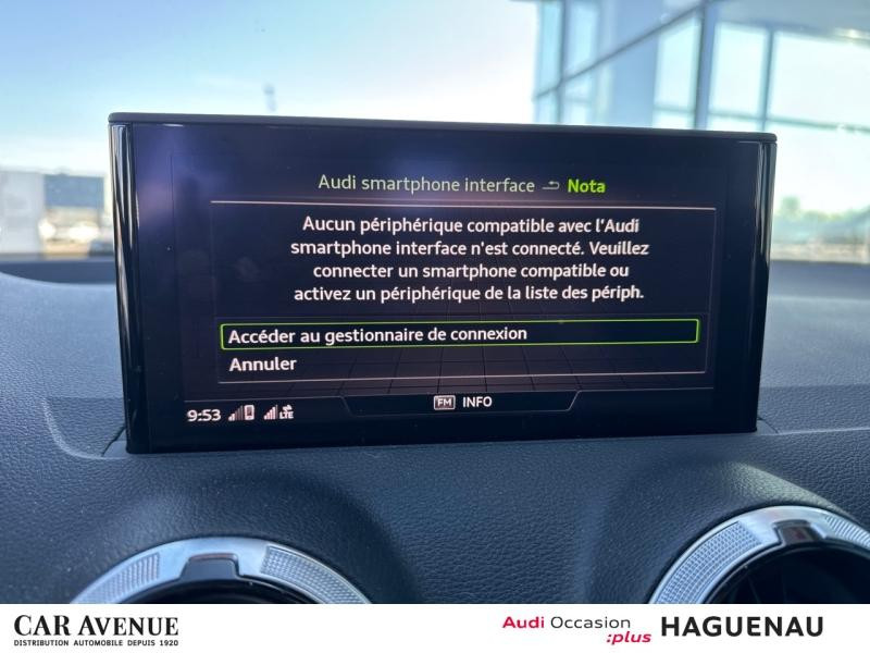 Occasion AUDI Q2 35 TDI 150 S line S tronic 7 Matrix led sièges avant chauffants audi smartphone pack esthetique n 2023 Blanc Glacier métallisé 34989 € à Haguenau
