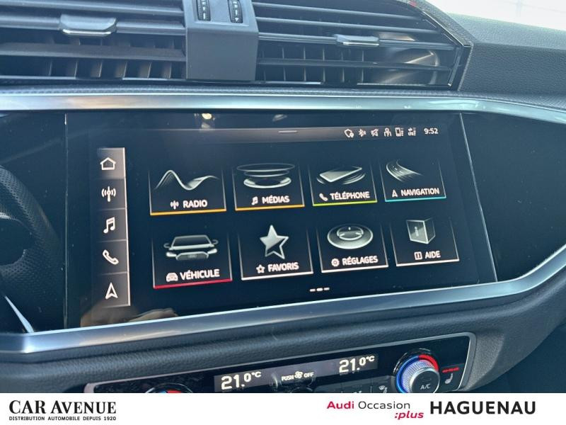 Used AUDI Q3 45 TFSI e 245ch S line S tronic 6 2021 Bleu Navarre métallisé € 34989 in Haguenau