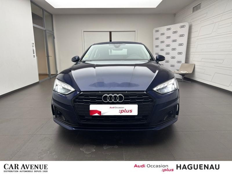 Occasion AUDI A5 Sportback 40 TDI 204 Avus S tronic 7 / Cuir Alcantara / Virtual Cockpit / GPS MMI / Feux Matrix L 2021 Bleu Navarre métallisé 33989 € à Haguenau