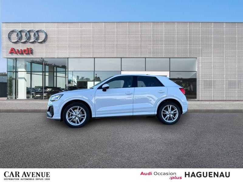 Occasion AUDI Q2 35 TDI 150 S line S tronic 7 Matrix led sièges avant chauffants audi smartphone pack esthetique n 2023 Blanc Glacier métallisé 34989 € à Haguenau