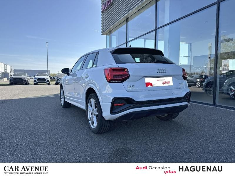 Occasion AUDI Q2 35 TDI 150 S line S tronic 7 Matrix led sièges avant chauffants audi smartphone pack esthetique n 2023 Blanc Glacier métallisé 34989 € à Haguenau