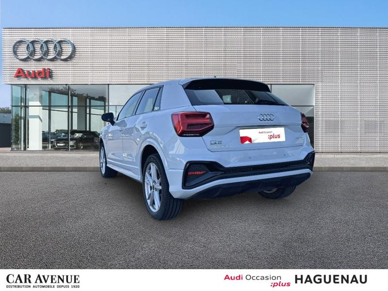 Occasion AUDI Q2 35 TDI 150 S line S tronic 7 Matrix led sièges avant chauffants audi smartphone pack esthetique n 2023 Blanc Glacier métallisé 34989 € à Haguenau