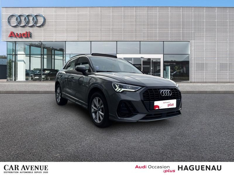 Used AUDI Q3 35 TFSI 150ch Mild Hybrid S line S tronic 7 2021 Gris Chronos métallisé € 34989 in Haguenau