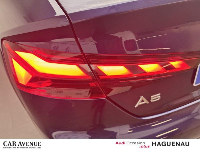 Occasion AUDI A5 Sportback 40 TDI 204 Avus S tronic 7 / Cuir Alcantara / Virtual Cockpit / GPS MMI / Feux Matrix L 2021 Bleu Navarre métallisé 33989 € à Haguenau