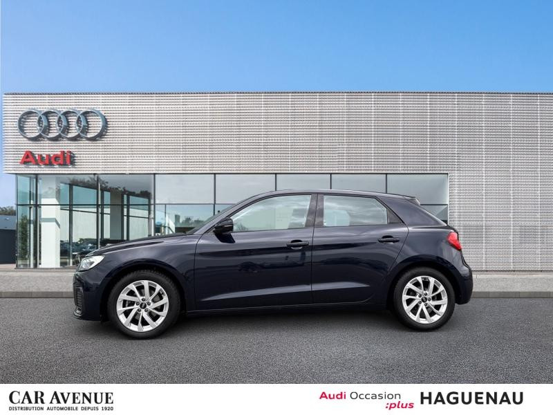 Occasion AUDI A1 Sportback 30 TFSI 110ch Design Luxe S tronic 7 CAMERA CLE CONFORT NAVIGATION LED AUDI MUSIC INTER 2021 Bleu Firmament/Arches+pav Gris Manhattan 21989 € à Haguenau