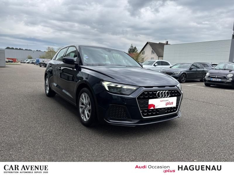 Occasion AUDI A1 Sportback 30 TFSI 110ch Design Luxe S tronic 7 CAMERA CLE CONFORT NAVIGATION LED AUDI MUSIC INTER 2021 Bleu Firmament/Arches+pav Gris Manhattan 21989 € à Haguenau