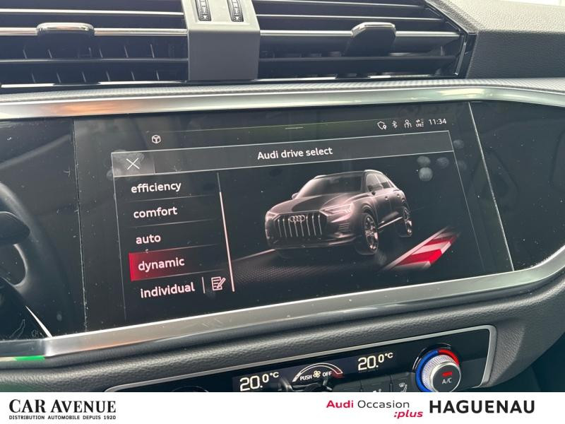 Occasion AUDI Q3 35 TFSI 150 Business line S tronic 7 / Virtual Cockpit / GPS / Caméra / Feux LED / Attelage 2021 Blanc Glacier métallisé 29989 € à Haguenau