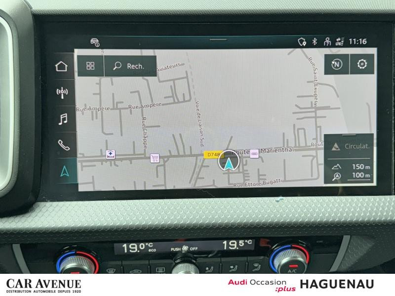 Occasion AUDI A1 Sportback 30 TFSI 110ch Design Luxe S tronic 7 CAMERA CLE CONFORT NAVIGATION LED AUDI MUSIC INTER 2021 Bleu Firmament/Arches+pav Gris Manhattan 21989 € à Haguenau