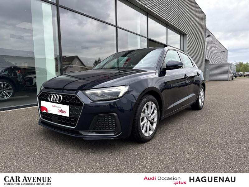Occasion AUDI A1 Sportback 30 TFSI 110ch Design Luxe S tronic 7 CAMERA CLE CONFORT NAVIGATION LED AUDI MUSIC INTER 2021 Bleu Firmament/Arches+pav Gris Manhattan 21989 € à Haguenau