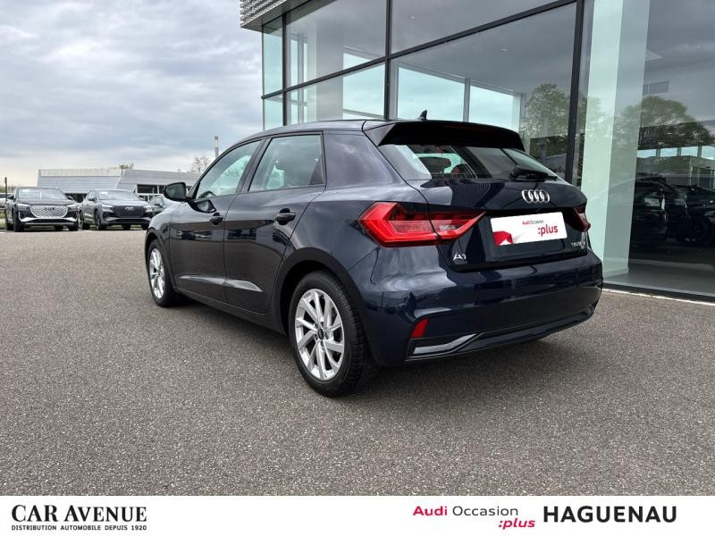 Occasion AUDI A1 Sportback 30 TFSI 110ch Design Luxe S tronic 7 CAMERA CLE CONFORT NAVIGATION LED AUDI MUSIC INTER 2021 Bleu Firmament/Arches+pav Gris Manhattan 21989 € à Haguenau