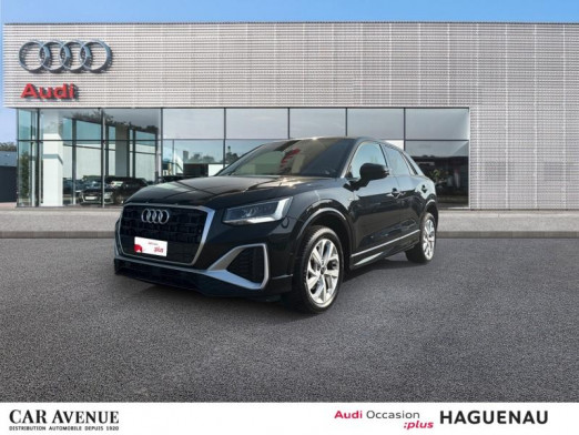 Occasion AUDI Q2 35 TFSI 150  Design S tronic 7 PACK EXTERIEUR S LINE SIEGES AV CHAUFFANTS CAMERA 2023 Noir Mythic métallisé 30 989 € à Haguenau
