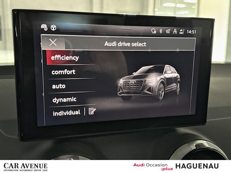 Occasion AUDI Q2 35 TDI 150 S line S tronic 7 HAYON ELEC VOLANT MEPLAT AVEC PALETTES CLE CONFORT CAMERA DE RECUL M 2024 Noir Mythic métallisé 36989 € à Haguenau