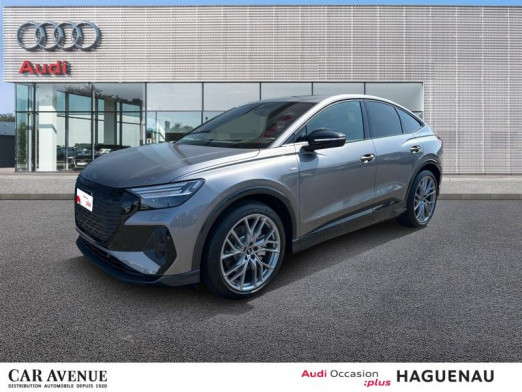 Occasion AUDI Q4 Sportback e-tron 45 e-tron 285ch + Pack S line 2025 Gris Typhon métallisé 63 900 € à Haguenau