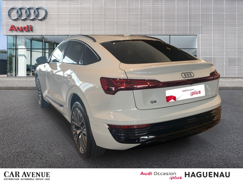 Occasion AUDI Q8 e-tron Sportback 55 408ch Avus quattro 2024 Blanc Glacier Métallisée 67990 € à Haguenau