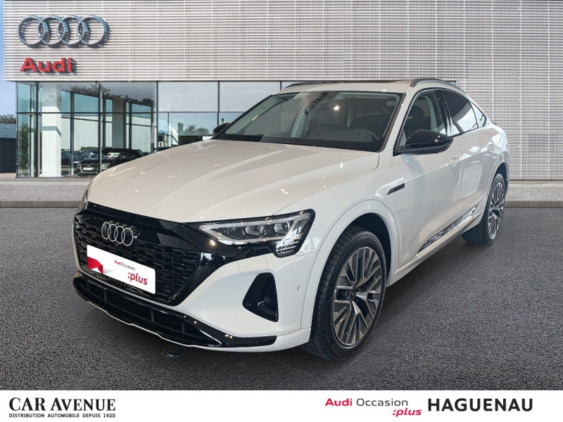 Occasion AUDI Q8 e-tron Sportback 55 408ch Avus quattro 2024 Blanc Glacier Métallisée 67990 € à Haguenau