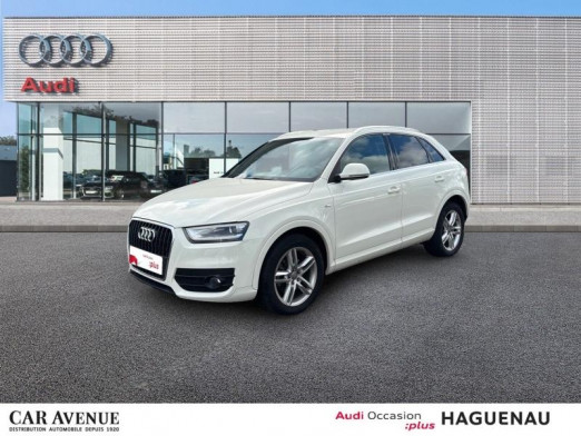 Used AUDI Q3 2.0 TDI 177 S line peinture intégrale volant sport vitres arr surteintées trappe à ski 2013 Blanc Amalfi € 14,990 in Haguenau