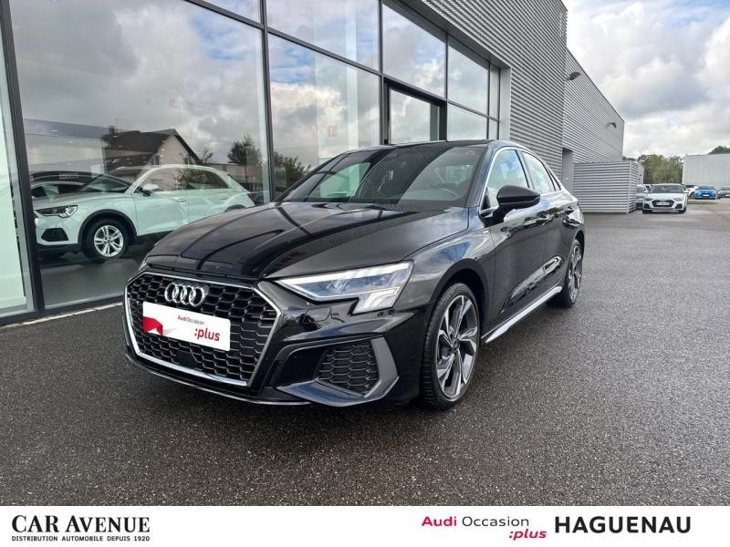 Occasion AUDI A3 Berline 35 TFSI 150 Mild Hybrid S line S tronic 7 CAMERA DE RECUL SMARTPHONE INTERFACE SIEGES AV 2024 Noir Mythic métallisé 33989 € à Haguenau