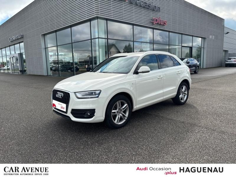 Occasion AUDI Q3 2.0 TDI 177 S line peinture intégrale volant sport vitres arr surteintées trappe à ski 2013 Blanc Amalfi 13989 € à Haguenau