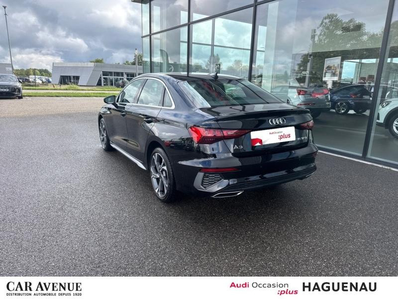 Occasion AUDI A3 Berline 35 TFSI 150 Mild Hybrid S line S tronic 7 CAMERA DE RECUL SMARTPHONE INTERFACE SIEGES AV 2024 Noir Mythic métallisé 33989 € à Haguenau