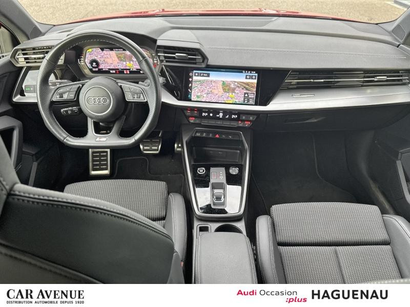 Occasion AUDI A3 Sportback 35 TFSI 150 Mild Hybrid S line S tronic 7 SIEGES AV CHAUFFANTS REGULATEUR ADAPTATIF  VO 2024 Rouge Tango métallisé 32989 € à Haguenau