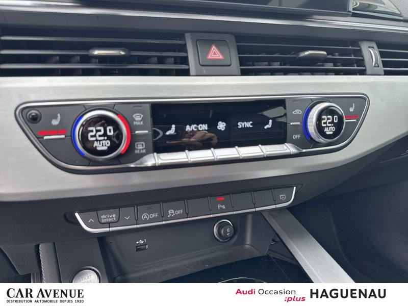 Occasion AUDI A4 Avant 35 TDI 163 S Edition S tronic 7 9cv CAMERA DE RECUL SIEGES AV ELECTRIQUES CHAUFFANTS ET MAS 2022 Blanc glacier métallisé 27989 € à Haguenau