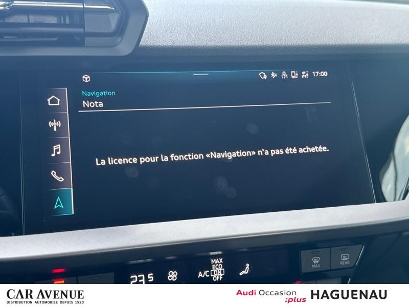 Occasion AUDI A3 Sportback 30 TFSI 116ch MICRO Hybride Design S tronic 7 SMARTPHONE INTERFACE PALETTES AU VOLANT L 2024 Blanc Arkona 27489 € à Haguenau