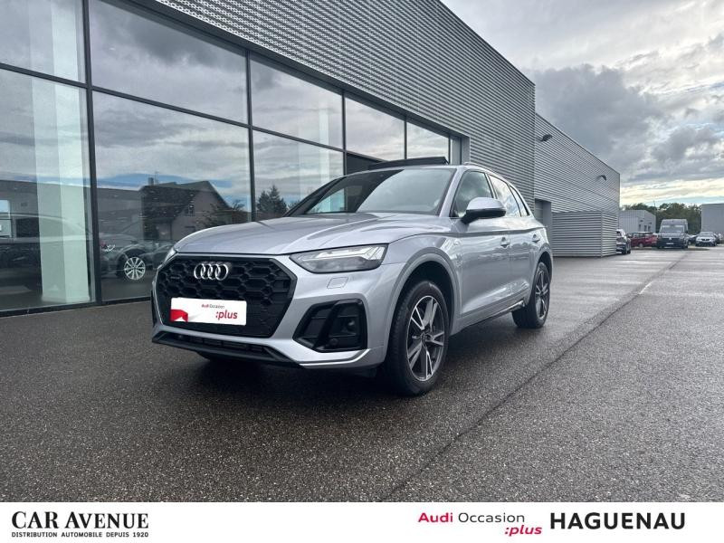 Occasion AUDI Q5 50 TFSI e 299 S line quattro S tronic 7 / Toit Panoramique / Caméra / Matrix LED Dynamique 2024 Argent Fleuret métallisé 49489 € à Haguenau
