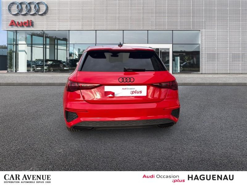 Occasion AUDI A3 Sportback 35 TFSI 150 Mild Hybrid S line S tronic 7 SIEGES AV CHAUFFANTS REGULATEUR ADAPTATIF  VO 2024 Rouge Tango métallisé 32989 € à Haguenau