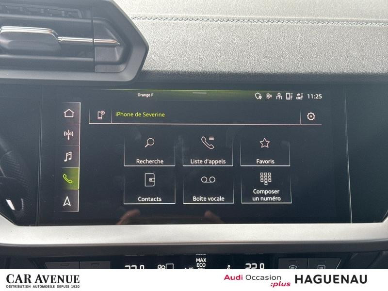 Occasion AUDI A3 Berline 35 TFSI 150 Mild Hybrid S line S tronic 7 CAMERA DE RECUL SMARTPHONE INTERFACE SIEGES AV 2024 Noir Mythic métallisé 33989 € à Haguenau