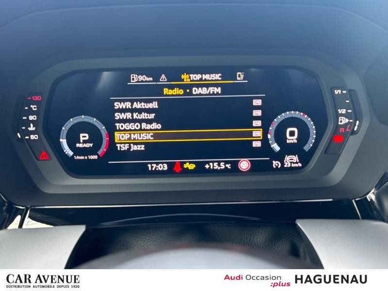 Occasion AUDI A3 Sportback 30 TFSI 116ch MICRO Hybride Design S tronic 7 SMARTPHONE INTERFACE PALETTES AU VOLANT L 2024 Blanc Arkona 27489 € à Haguenau