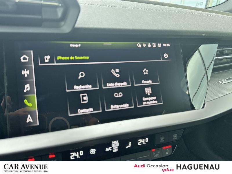 Occasion AUDI A3 Sportback 35 TFSI 150 Mild Hybrid S line S tronic 7 SIEGES AV CHAUFFANTS REGULATEUR ADAPTATIF  VO 2024 Rouge Tango métallisé 32989 € à Haguenau