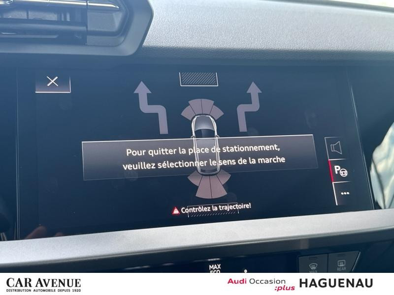 Occasion AUDI A3 Sportback 30 TFSI 116ch MICRO Hybride Design S tronic 7 SMARTPHONE INTERFACE PALETTES AU VOLANT L 2024 Blanc Arkona 27489 € à Haguenau