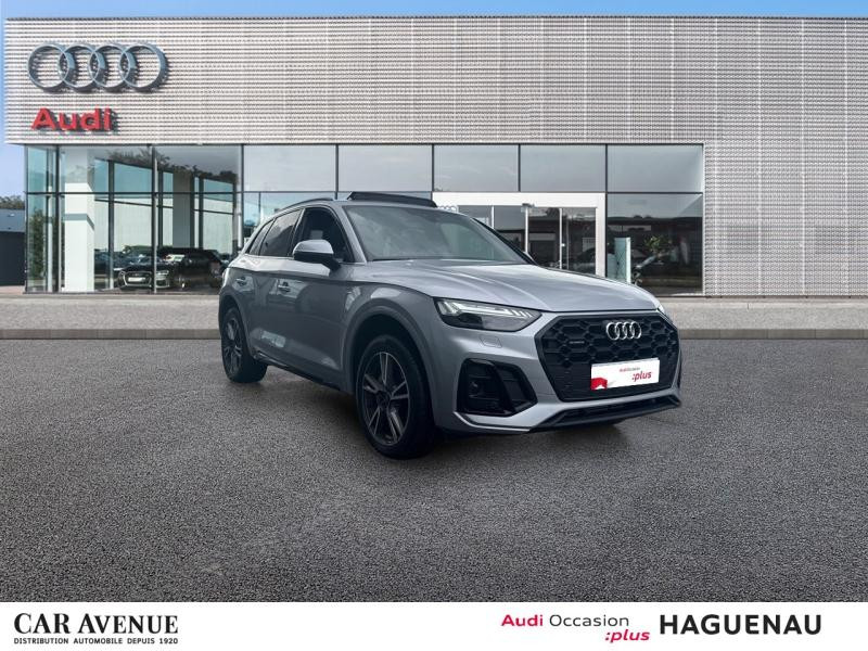 Occasion AUDI Q5 50 TFSI e 299 S line quattro S tronic 7 / Toit Panoramique / Caméra / Matrix LED Dynamique 2024 Argent Fleuret métallisé 49489 € à Haguenau
