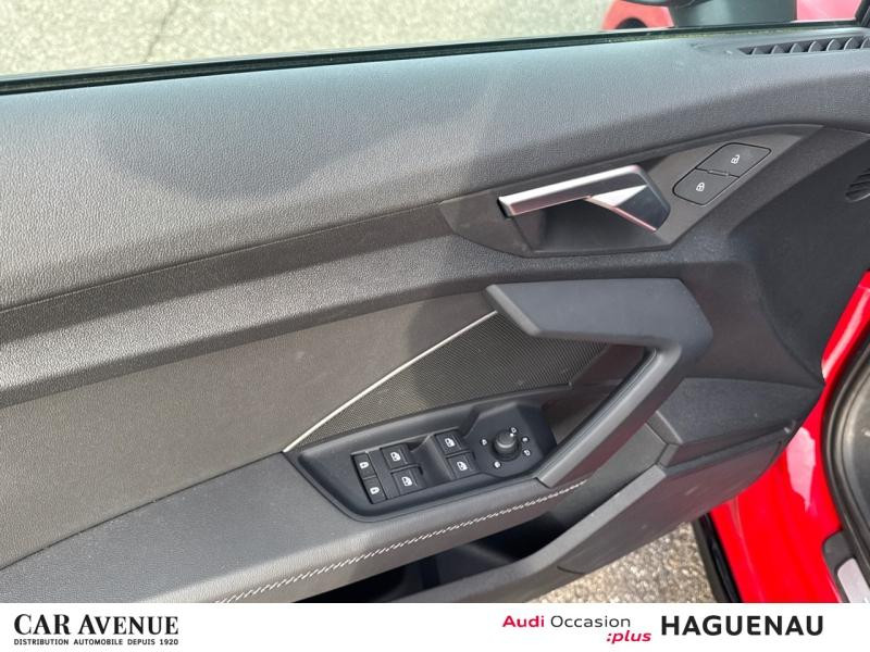 Occasion AUDI A3 Sportback 35 TFSI 150 Mild Hybrid S line S tronic 7 SIEGES AV CHAUFFANTS REGULATEUR ADAPTATIF  VO 2024 Rouge Tango métallisé 32989 € à Haguenau